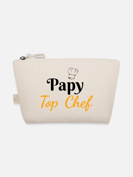 Grandpa Top Chef - Organic Pouch - nature - Front