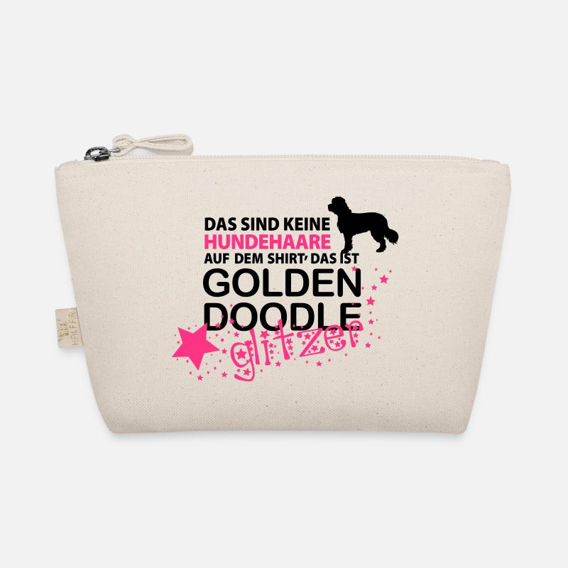 Goldendoodle Glitzer Bio-Täschchen