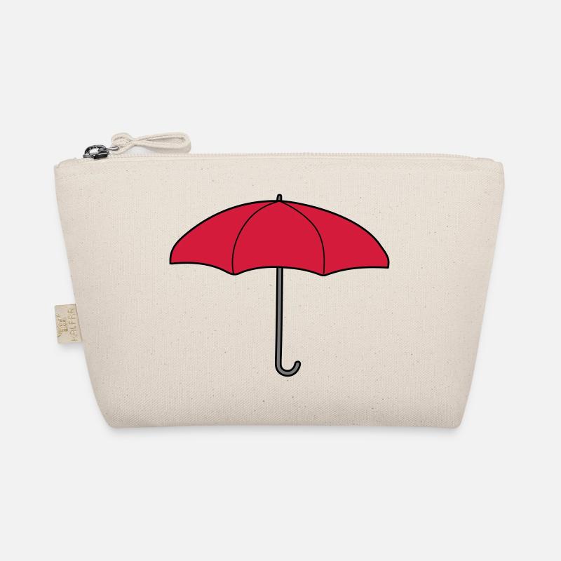 Red Umbrella Design Organic Pouch