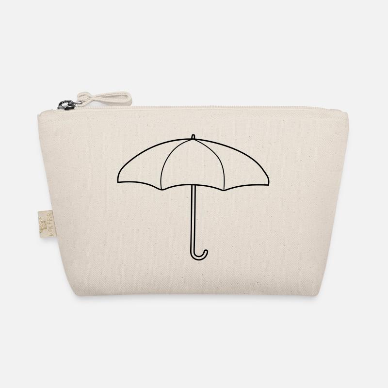 Design Roter Regenschirm Bio-Täschchen