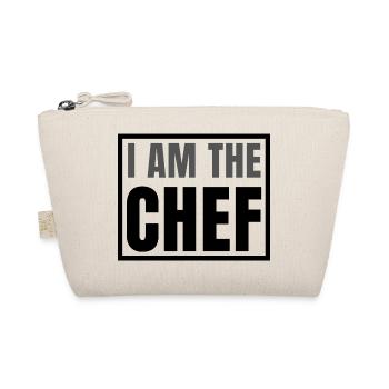 I am THE CHEF Je suis le chef humour franglais - Trousse biologique - nature - Devant