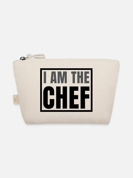 I am THE CHEF I am the chef frenglish humor - Organic Pouch - nature - Front