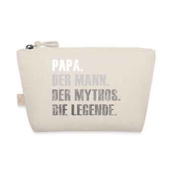 Papa - Der Mann. Der Mythos. Die Legende. Geschenk - Bio-Täschchen - Natur - Vorne