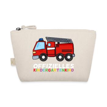 Kindergarten Feuerwehr Feuerwehrmann - Bio-Täschchen - Natur - Vorne