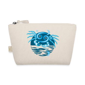Cancer zodiac Crab Symbol - Organic Pouch - nature - Front