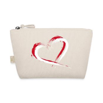 Indonésie drapeau du coeur - Trousse biologique - nature - Devant