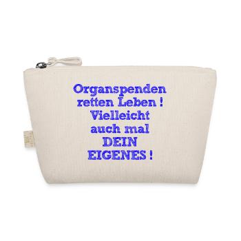 Organspenden retten Leben 16 - Bio-Täschchen - Natur - Vorne