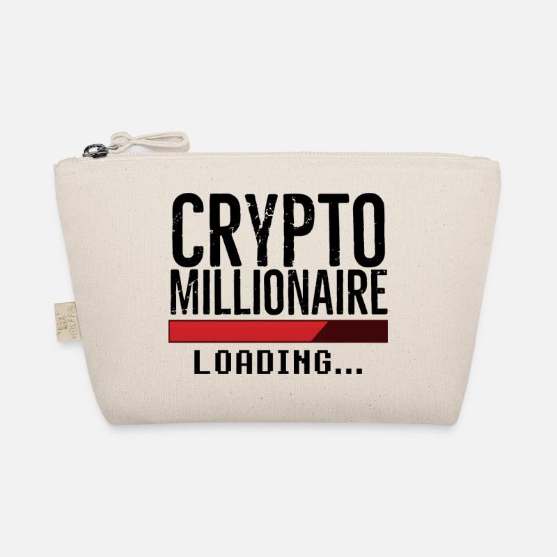 Bitcoin Crypto Millionär Laden Bio-Täschchen