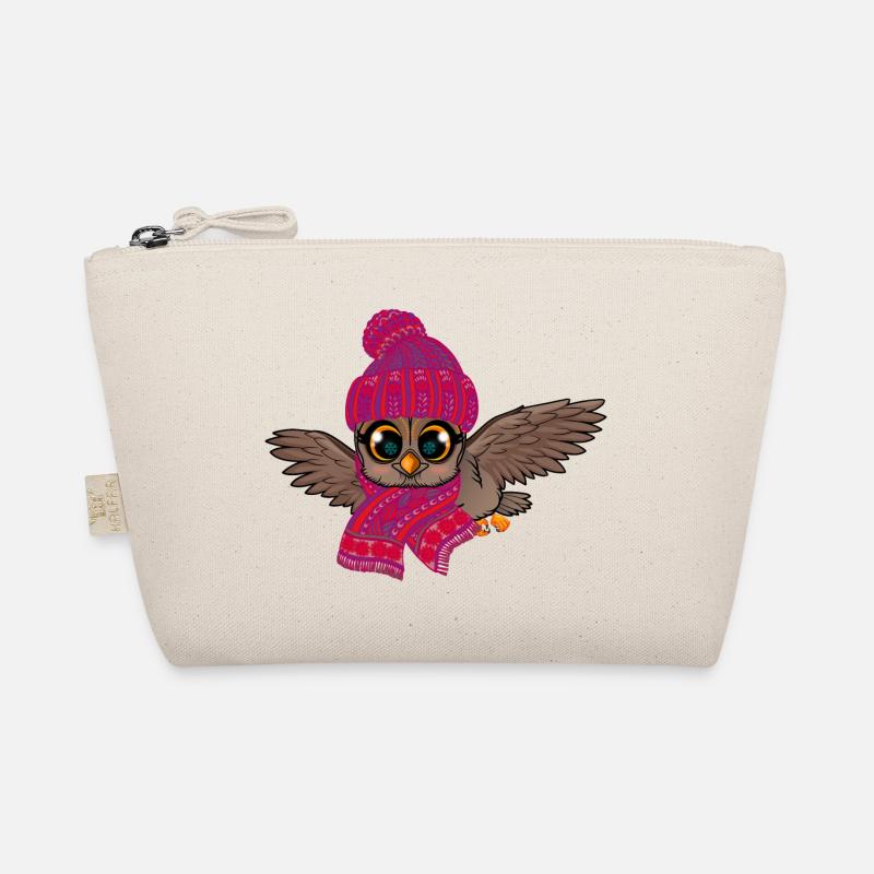 Frosteule Eule Frostbeule Herbst Winter Bio-Täschchen