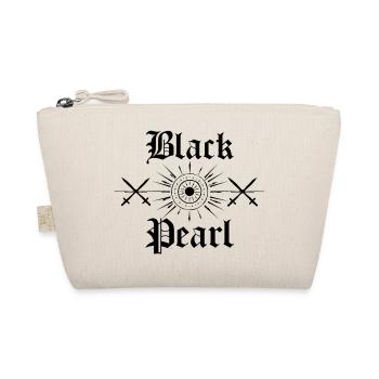 Black Pearl,Gift Idea, Pirates of the Caribbean, - Organic Pouch - nature - Front