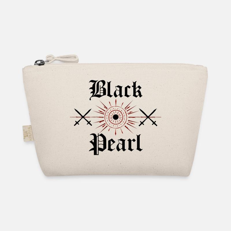 Black Pearl, Geschenkidee, ,Fluch der Karibik - Bio-Täschchen - Natur