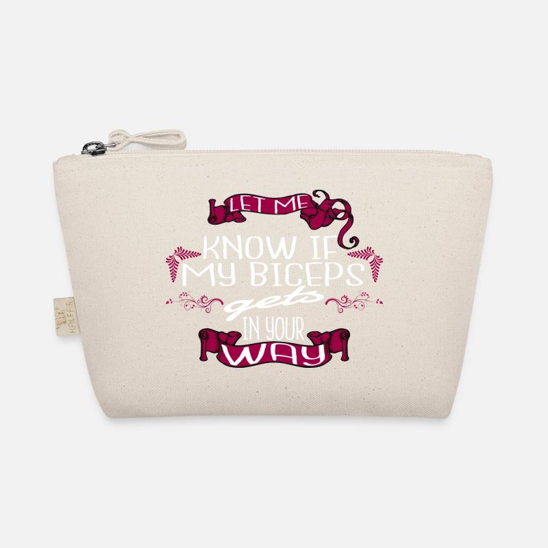 under construction gym buddy gift fit gymnast - Bio-Täschchen - Natur
