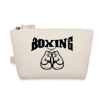 Boxing - Boxing motif for the individual Druc - Organic Pouch - nature - Front