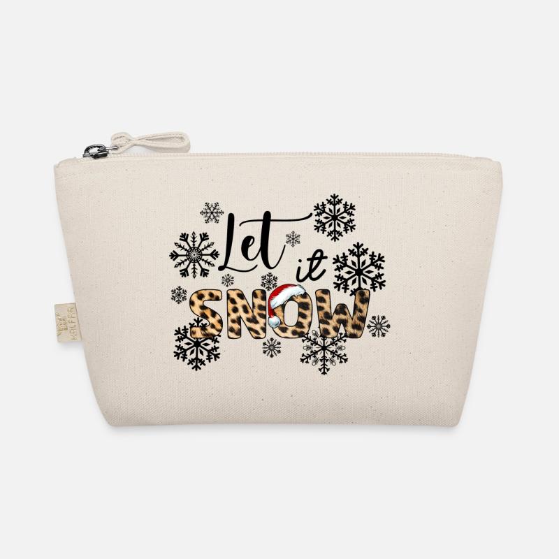 Let it snow! Weihnachten mit Leopard Design Bio-Täschchen