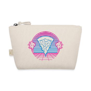 Pizza Pizzeria Retro Vintage Retrowelle - Bio-Täschchen - Natur - Vorne