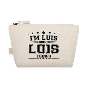 Ich bin Luis, der Luis Dinge macht - Bio-Täschchen - Natur - Vorne