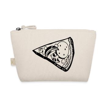 Pizza Slice Pärchen Valentinstag Essen Love - Bio-Täschchen - Natur - Vorne