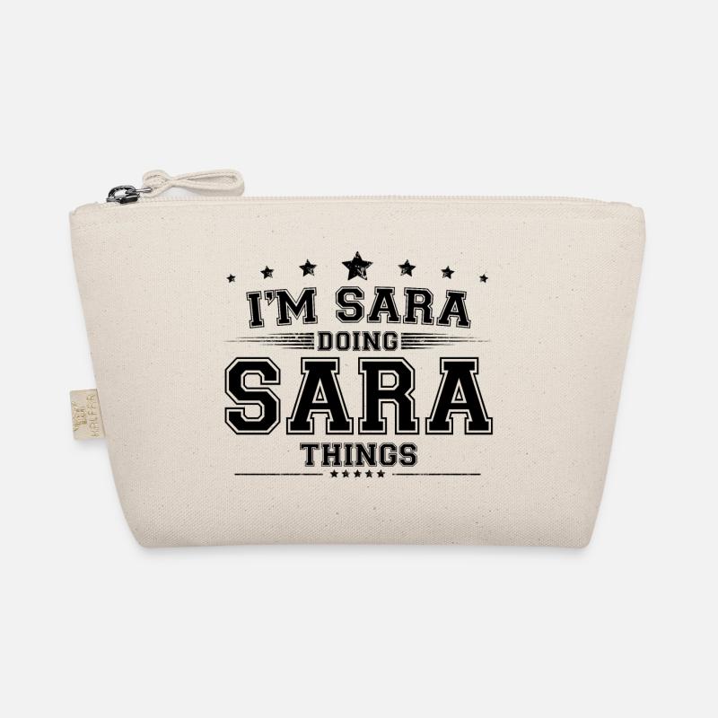 Ich bin Sara, die Sara-Dinge tut Bio-Täschchen