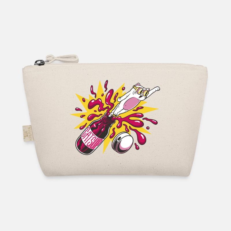 Katze Kätzchen Kittie Stubentiger Geschenkidee - Bio-Täschchen - Natur