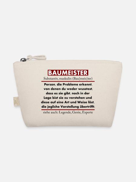 Baumeister - Bio-Täschchen - Natur - Vorne