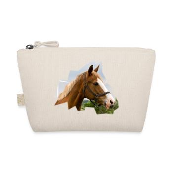 Horse. Pferd. - Bio-Täschchen - Natur - Vorne