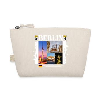 Berlin Deutschland Stadt Skyline Heimat Liebe - Bio-Täschchen - Natur - Vorne