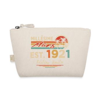 Millésime Né(e) Mars 1921 Cadeau Anniversaire - Trousse biologique - nature - Devant