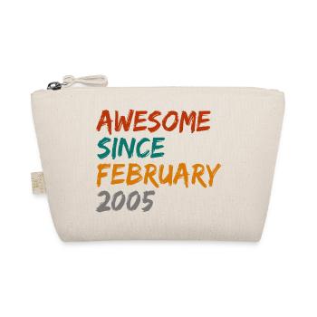 awesome since february 2005 - Organic Pouch - nature - Front