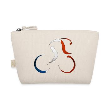 Bicycling bike adrenaline bike cycling - Organic Pouch - nature - Front