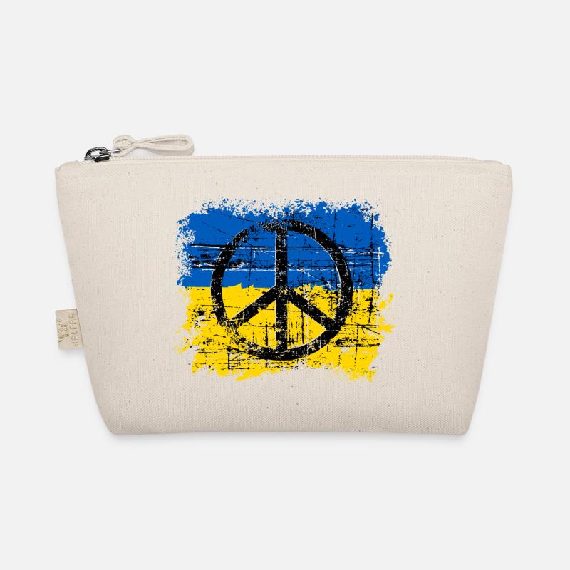 Chemise ukrainienne avec drapeau et signe de paix Trousse biologique