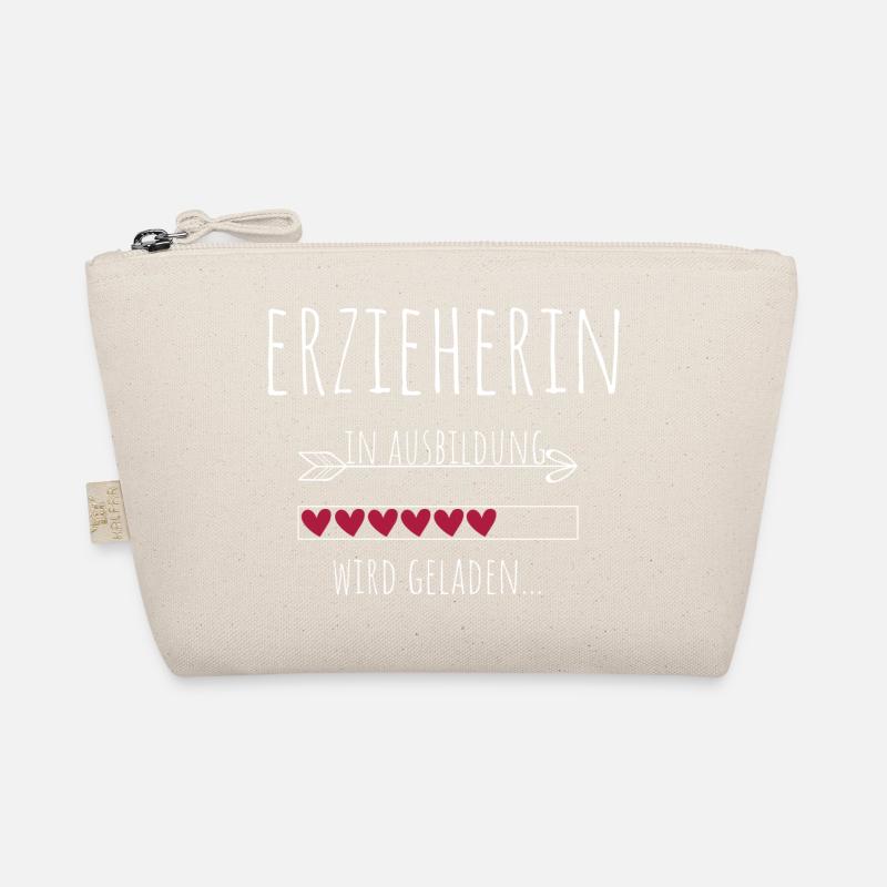 Erzieherin in Ausbildung Geschenk - Bio-Täschchen - Natur