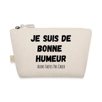je suis de bonne humeur - Trousse biologique - nature - Devant