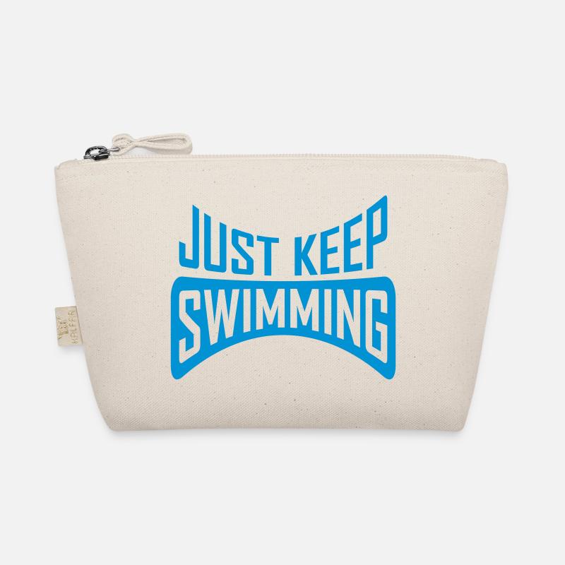 Just Keep Swimming - Bio-Täschchen - Natur