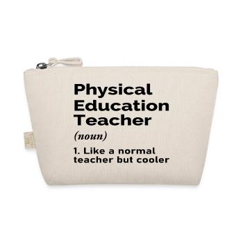 Physical Education Teacher Definition Teaching - Bio-Täschchen - Natur - Vorne
