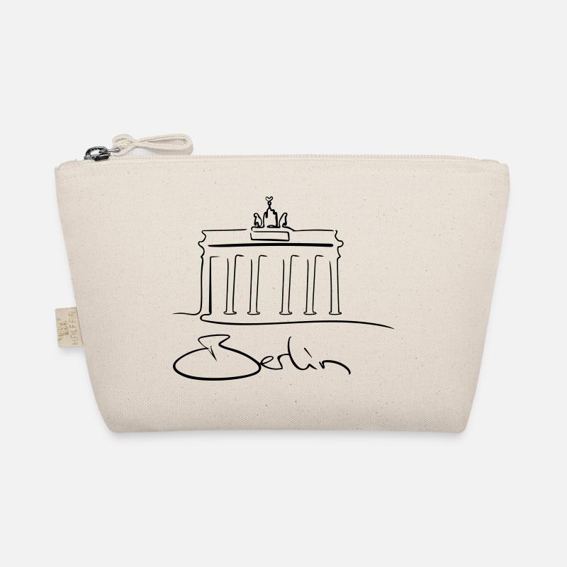 Berlin Line Art - Minimalist Organic Pouch