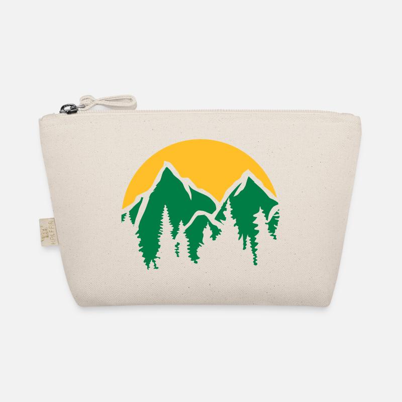 Mountains Sun Conifers Organic Pouch