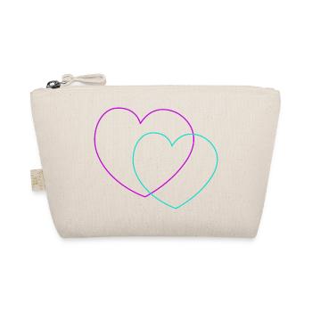 Heart Hearts Love Partenaire Partenariat Couple - Trousse biologique - nature - Devant