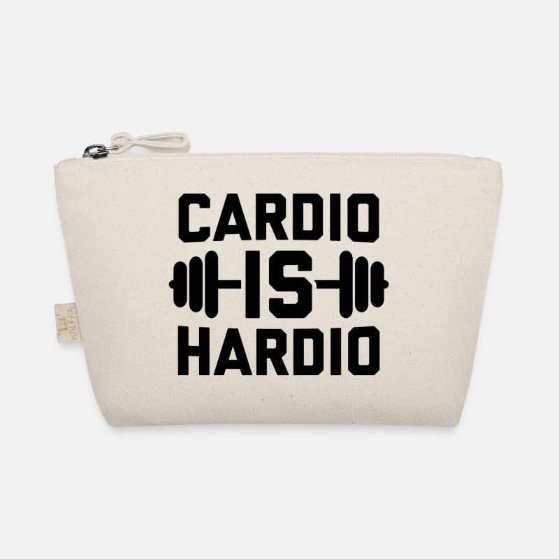 cardio is hardio - Organic Pouch - nature