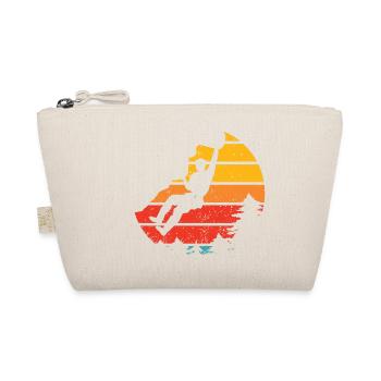 vintage Bouldering Rock Climbing - Organic Pouch - nature - Front