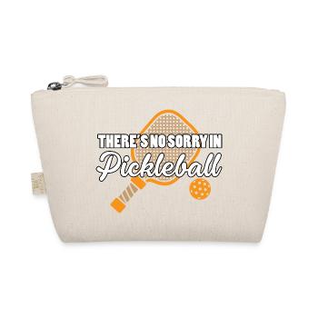 Outdoor Gartenspiel Lustiges Pickleball Design mit - Bio-Täschchen - Natur - Vorne