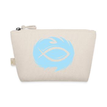 Fish Water Illustration Symbol Logo icon Christ - Organic Pouch - nature - Front