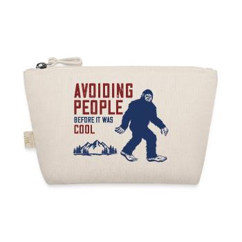Avoiding People Before it was Cool - Organic Pouch - nature - Front