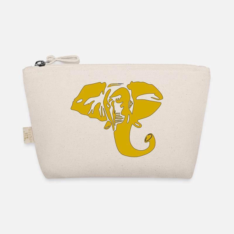 Elefant - Bio-Täschchen - Natur