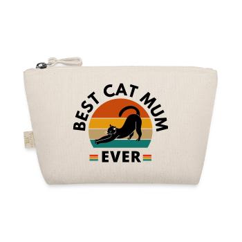 BEST CAT MUM EVER - Organic Pouch - nature - Front