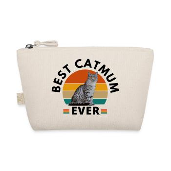BEST CAT MUM EVER - Organic Pouch - nature - Front