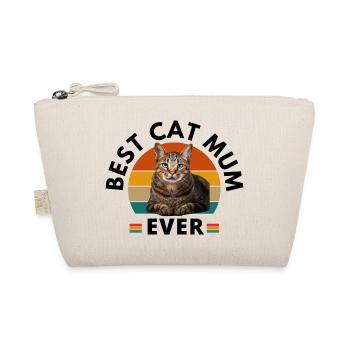BEST CAT MUM EVER - Organic Pouch - nature - Front