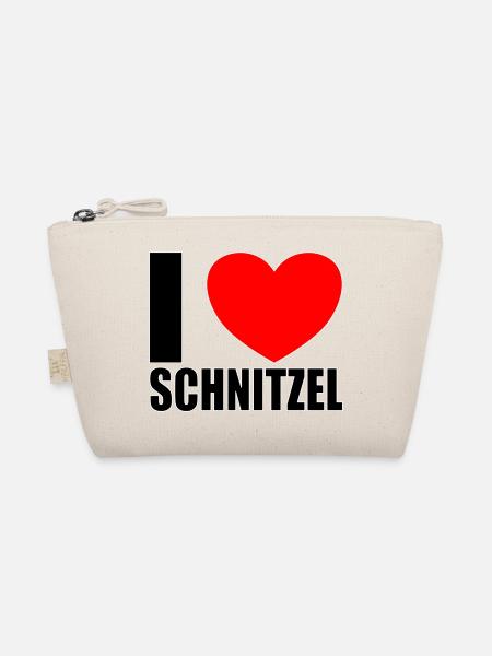 I love Schnitzel - Bio-Täschchen - Natur