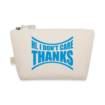 Hi I don't care - Organic Pouch - nature - Front