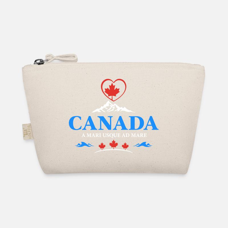 Kanada Vancouver Montreal Toronto Maple Leaf Herz Bio-Täschchen