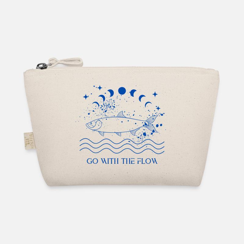 Go With The Flow - Bio-Täschchen - Natur